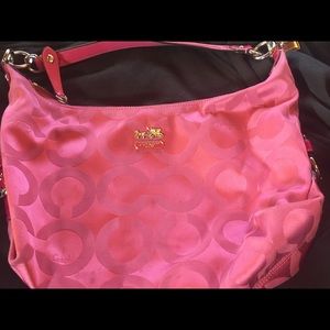 Coach Fuschia purse